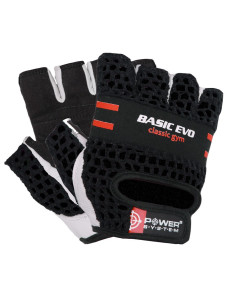 Рукавички для фітнесу Power System PS-2100 Basic EVO Black/Red Line L