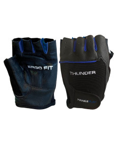 Рукавички для фітнесу PowerPlay 9058 Thunder чорно-сині S