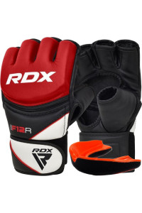 Рукавиці для ММА RDX F12 Model GGRF Red XL (капа у комплекті)