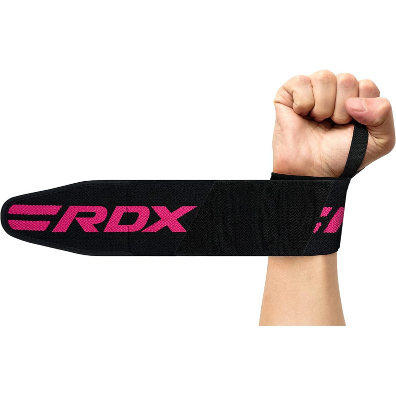 Бинти для зап*ясть (кистьові бинти) RDX W2 Gym Wrist Wraps Pink Pro