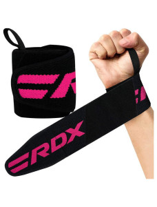 Бинти для зап*ясть (кистьові бинти) RDX W2 Gym Wrist Wraps Pink Pro