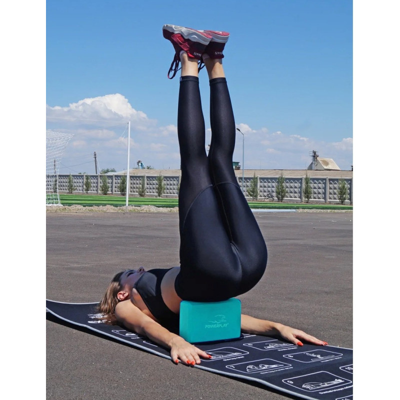 Блок для йоги PowerPlay 4006 Yoga Brick М*ятний