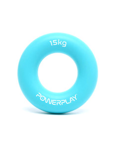Эспандер кистевой силиконовый PowerPlay PP-4324 Hand Grip Ring Light 15 кг. Голубой