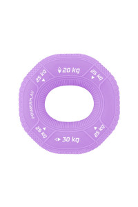 Еспандер кистьовий силіконовий PowerPlay PP-4331 Hand Grip Medium 20-25-30 кг. Фіолетовий