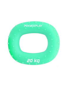 Еспандер кистьовий силіконовий PowerPlay PP-4337 Hand Grip Medium 20 кг. Зелений