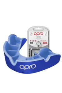 Капа OPRO Silver доросла (вік 11+) Dark Blue/Blue (art.102502002)