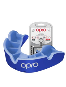 Капа OPRO Silver доросла (вік 11+) Dark Blue/Blue (art.102502002)