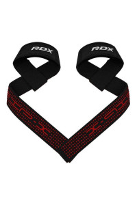 Лямки для тяги RDX S4 Gym Cotton Gel Straps Black Plus