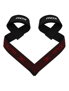 Лямки для тяги RDX S4 Gym Cotton Gel Straps Black Plus