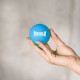 Масажний силіконовий м*яч PowerPlay PP-4354 Silicone Lacrosse Ball (6.3см.) Синій