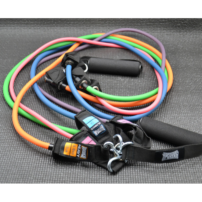 Набір трубчастих еспандерів PowerPlay PP-4102 Expander Set 5шт. (до 35 кг.)