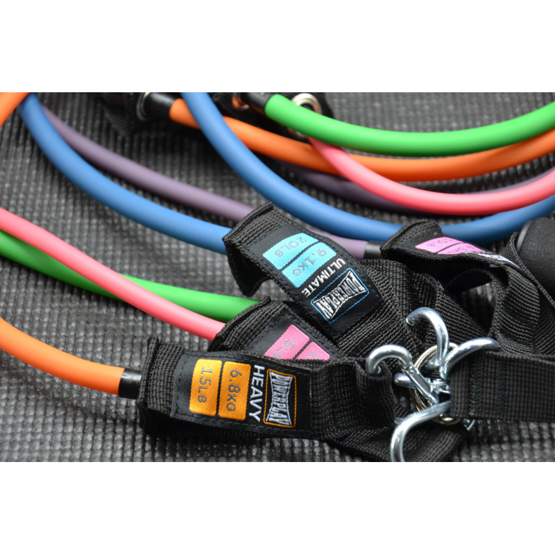 Набір трубчастих еспандерів PowerPlay PP-4102 Expander Set 5шт. (до 35 кг.)