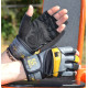 Перчатки для фитнеса MadMax MFG-880 Signature Black/Grey/Yellow M