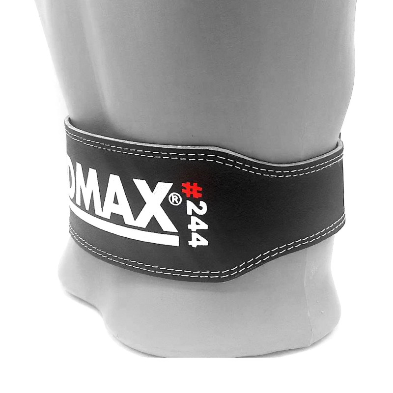 Пояс для тяжелой атлетики MadMax MFB-244 Sandwich кожаный Black M