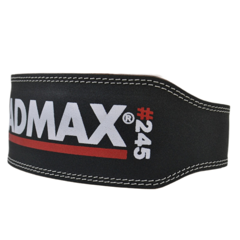 Пояс для тяжелой атлетики MadMax MFB-245 Full leather кожаный Black L