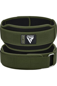 Пояс для тяжелой атлетики RDX RX5 Double Belt неопреновый Army Green S