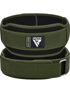 Пояс для важкої атлетики RDX RX5 Double Belt неопреновий Army Green S