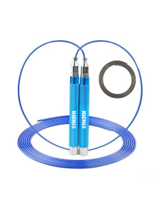 Скакалка швидкісна на підшипниках алюмінієва MadMax MFA-286 Speed jump rope Blue
