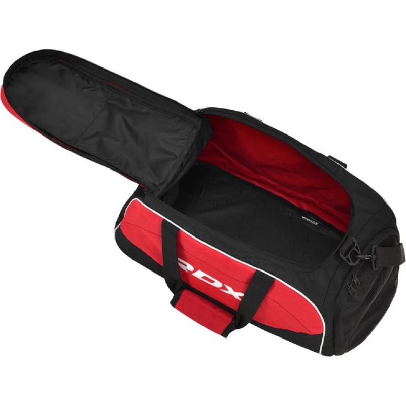 Спортивна сумка RDX R1 Duffel Bag with Backpack Straps Black/Red
