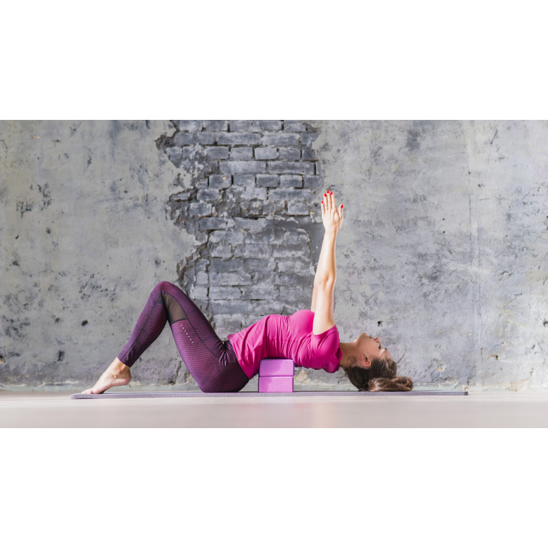 Блок для йоги PowerPlay 4006 Yoga Brick Розовый