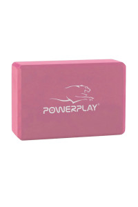 Блок для йоги PowerPlay 4006 Yoga Brick Розовый