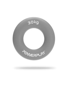 Еспандер кистьовий силіконовий PowerPlay PP-4324 Hand Grip Ring X-Hard 30 кг. Сірий