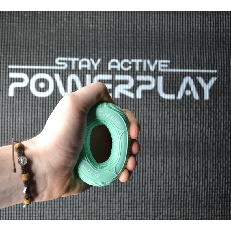 Еспандер кистьовий силіконовий PowerPlay PP-4330 Hand Grip Loops Medium 22.5-27 кг. М*ятний