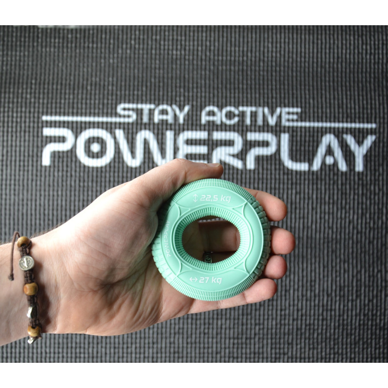 Еспандер кистьовий силіконовий PowerPlay PP-4330 Hand Grip Loops Medium 22.5-27 кг. М*ятний