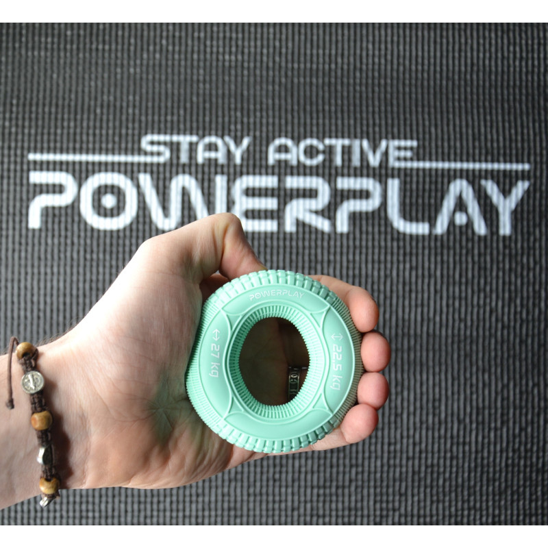 Еспандер кистьовий силіконовий PowerPlay PP-4330 Hand Grip Loops Medium 22.5-27 кг. М*ятний