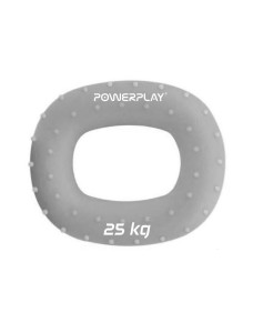 Еспандер кистьовий силіконовий PowerPlay PP-4337 Hand Grip Large 25 кг. Сірий
