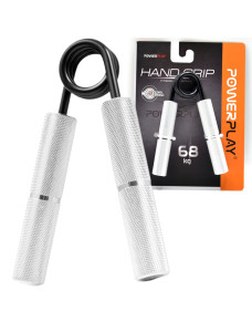Еспандер-ножиці алюмінієвий PowerPlay 4322 (68 кг) Hand Grip Срібний