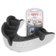 Капа OPRO Silver взрослая (возраст 11+) White/Black (art.102502005)