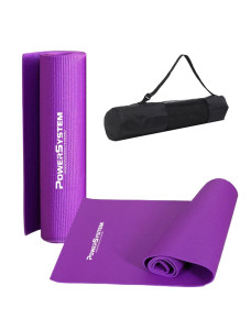 Килимок для йоги та фітнесу Power System PS-4014 PVC Fitness-Yoga Mat Purple (173x61x0.6)