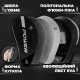 Лапы боксерские PowerPlay 3044 Pro Carbon Ultra Series Черно-Белые PU 