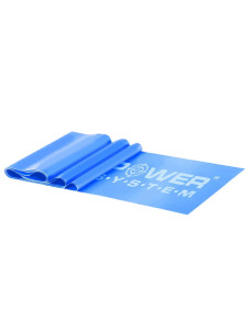 Лента-эспандер для спорта и реабилитации Power System PS-4121 Flat Stretch Band Level 1 Blue (1-2,5 кг)