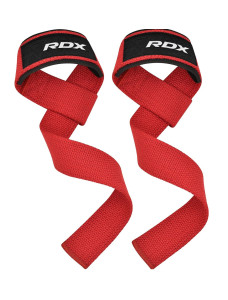 Лямки для тяги RDX W1 Gym Single Strap Red Plus