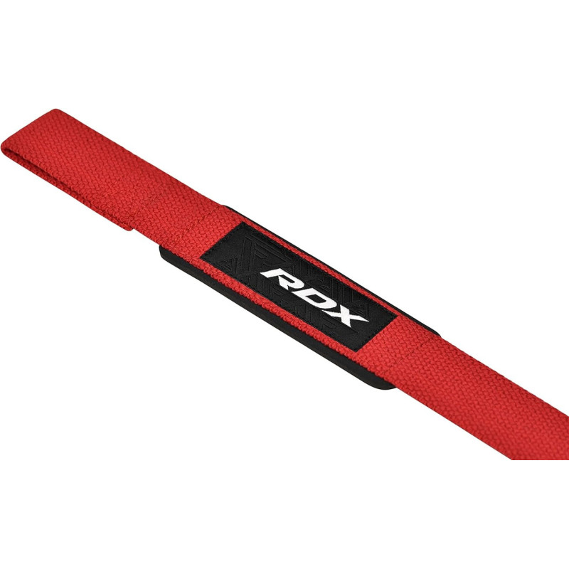 Лямки для тяги RDX W1 Gym Single Strap Red Plus