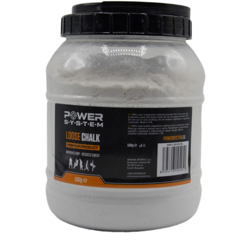 Магнезия спортивная сухая PowerSystem PS-4090 Powder Chalk 500г.