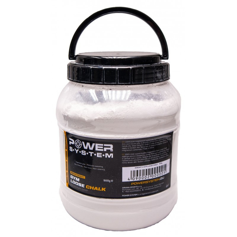 Магнезия спортивная сухая PowerSystem PS-4090 Powder Chalk 500г.