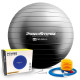 М*яч для фітнесу (фітбол) Power System PS-4012 ?65 cm PRO Gymball Black