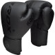 Перчатки для бокса RDX F6 Kara Matte Black 10 унций (капа в комплекте)
