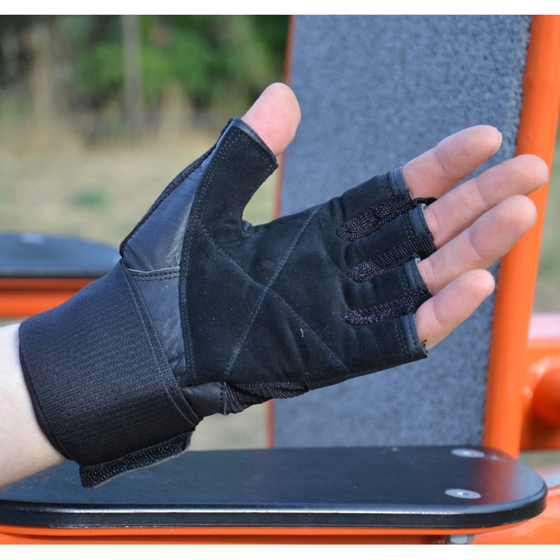 Рукавички для фітнесу MadMax MFG-269 Professional Exclusive Black XL