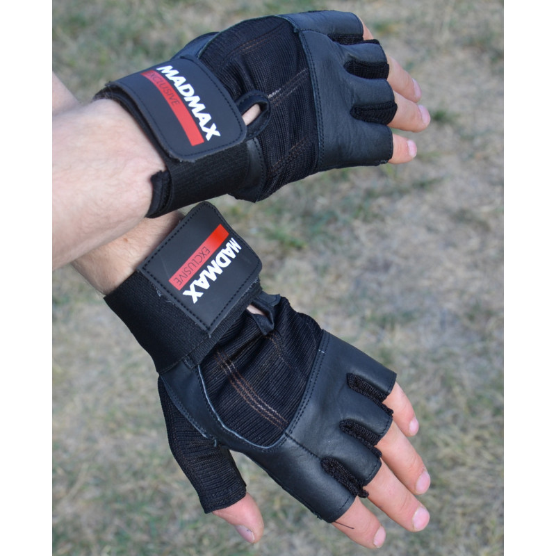 Рукавички для фітнесу MadMax MFG-269 Professional Exclusive Black XL