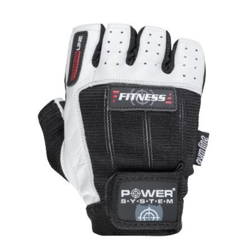 Рукавички для фітнесу Power System PS-2300 Fitness Black/White M