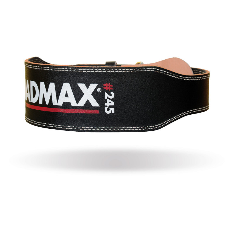 Пояс для важкої атлетики MadMax MFB-245 Full leather шкіряний Black M