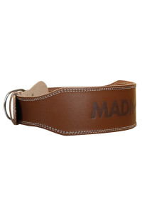Пояс для важкої атлетики MadMax MFB-246 Full leather шкіряний Chocolate brown L