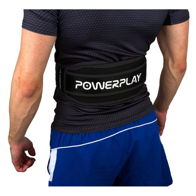 Пояс неопреновый для тяжелой атлетики Power Play 5546 Black M
