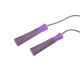 Скакалка PowerPlay 4206 Jump Rope PRO+ Серо-фиолетовая (2,75m.)