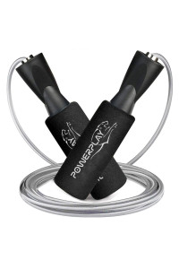 Скакалка швидкісна з підшипниками PowerPlay 4209 Sport Jump Rope Чорна (3m.)