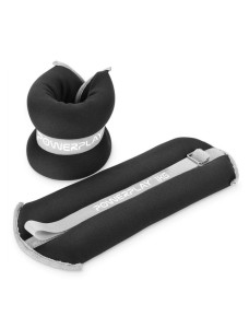 Обважнювачі-манжети для ніг та рук PowerPlay PP-4349 Ankle/Wrist Weights (2шт.*1 kg) (пара) Чорні
